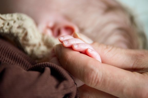 Baby portret close-up 